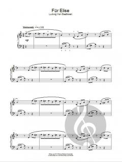 Fur Elise von Ludwig van Beethoven 
