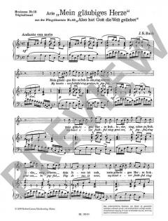 Mein gläubiges Herze von Johann Sebastian Bach 
