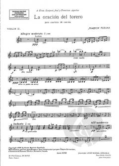 La Oracion Del Torero von Joaquin Turina 