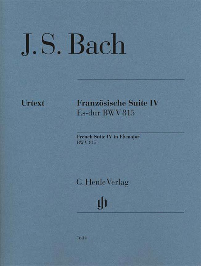 Französische Suite 4 Es-dur BWV 815 de Johann Sebastian Bach