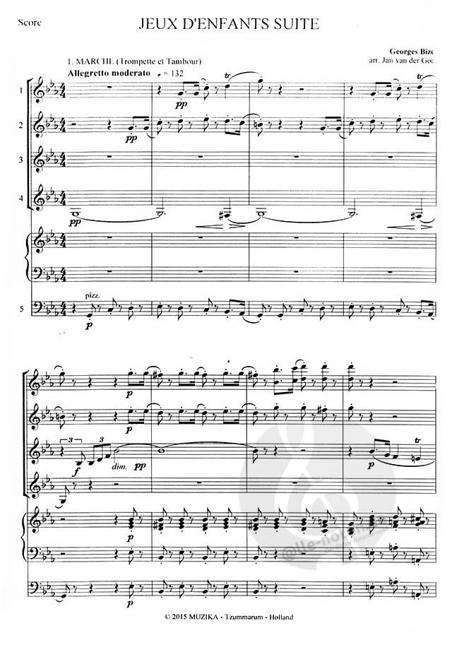 Piano 4Ms Jeux denfants Op.22 